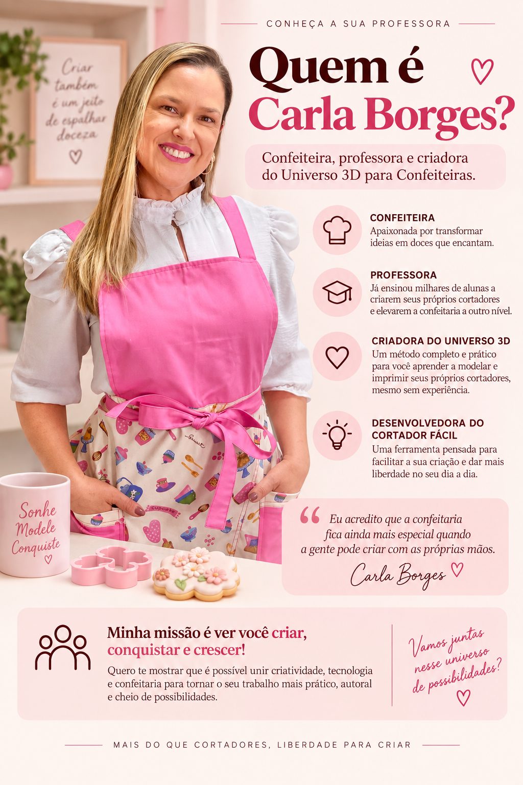 Universo 3D para Confeiteiras