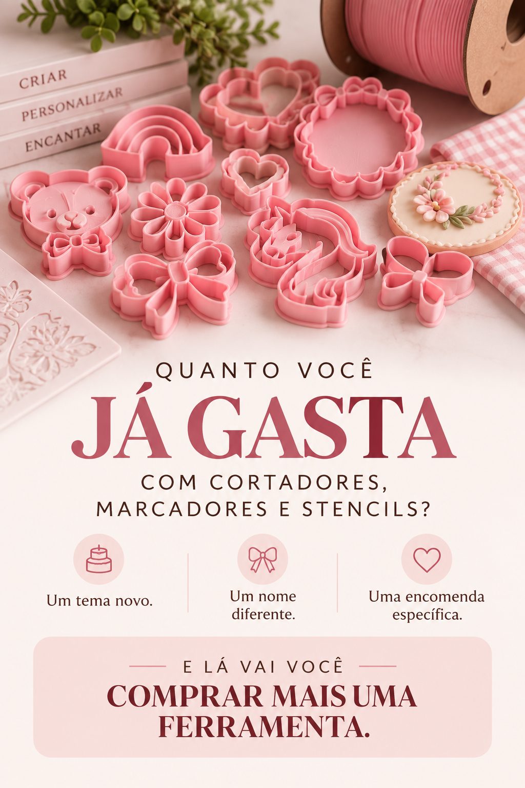Universo 3D para Confeiteiras